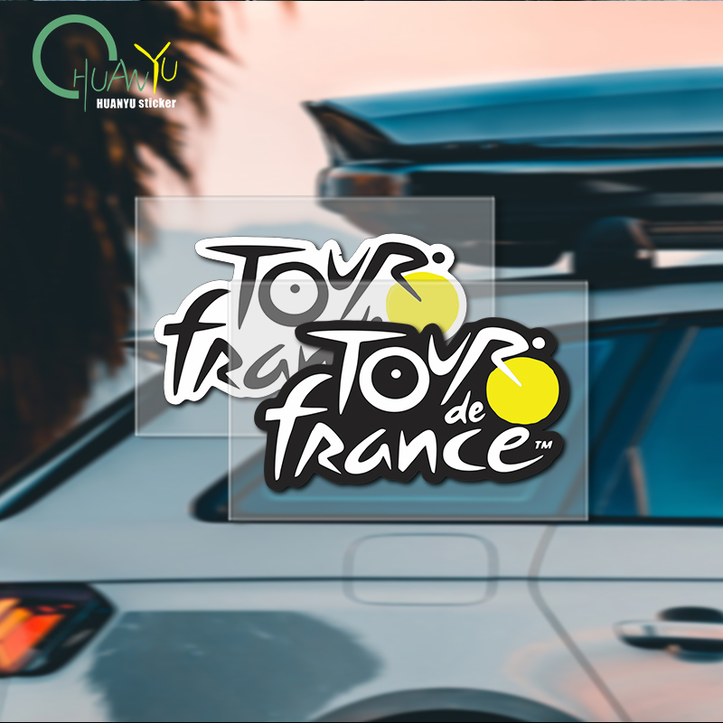 Mountain Biking France - Tour de France logo sticker for