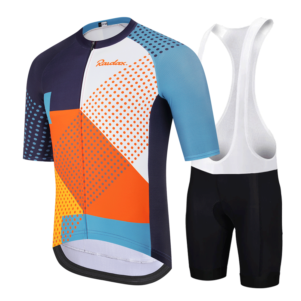 Mountain Biking Pants - RAUDAX Men's Cycling Jersey Set Road