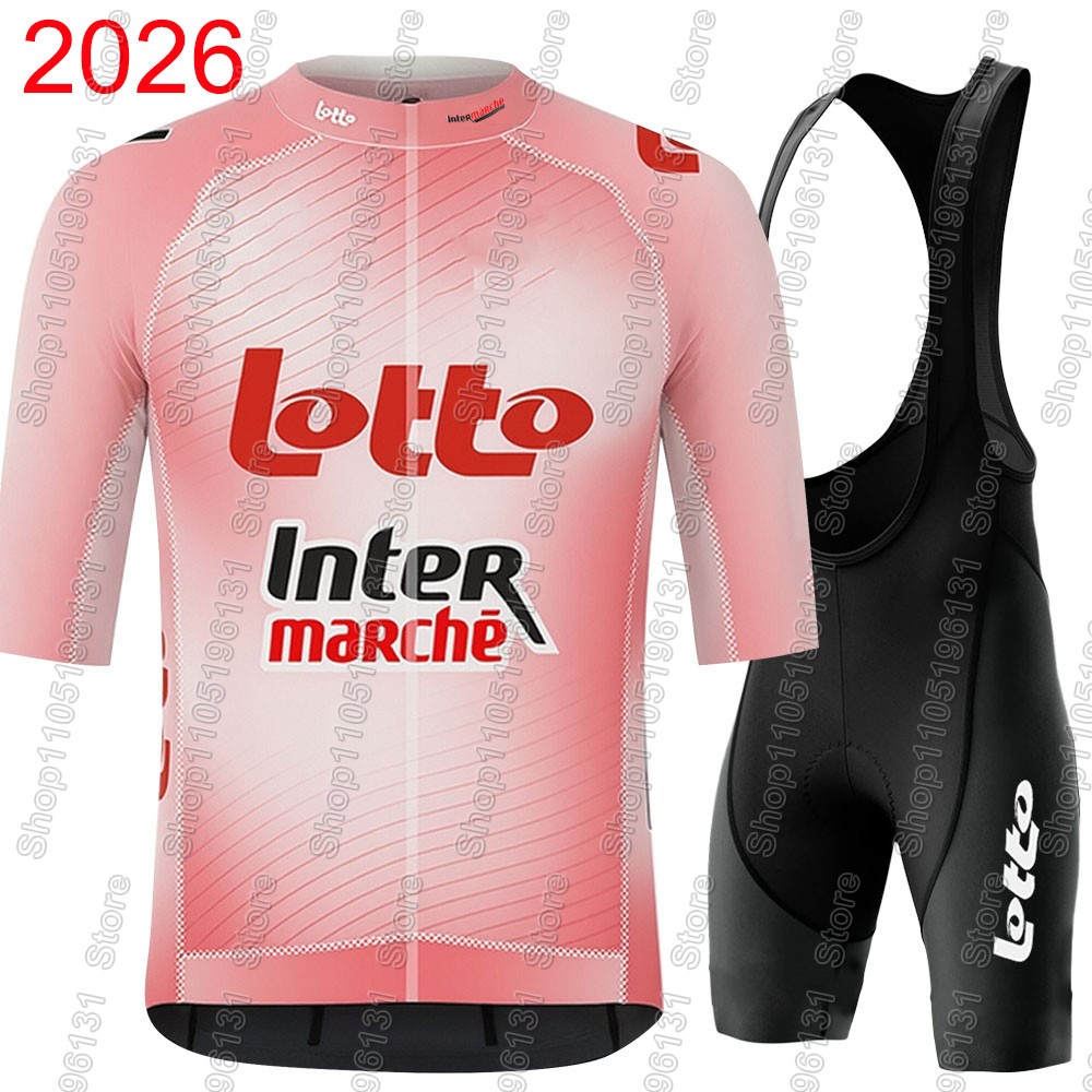 Mountain Biking Jerseys Men - Lotto Intermarché 2026 Cycling Jersey Set