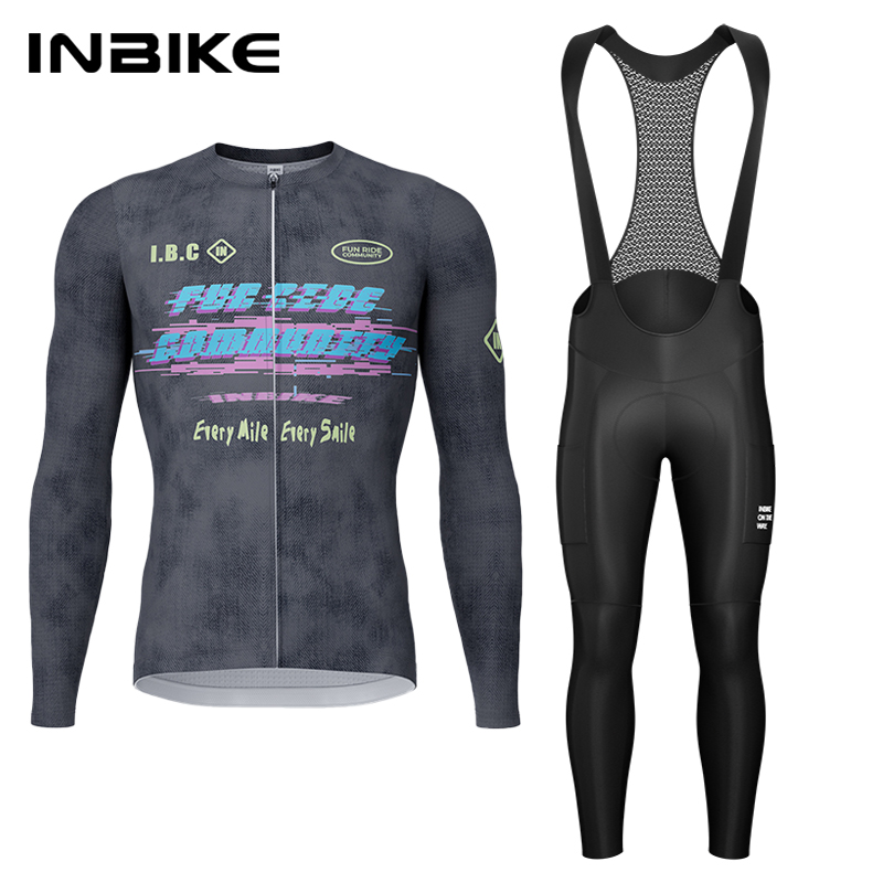 Mountain Biking Jerseys Men - INBIKE Spring Autumn Cycling Set Cycling