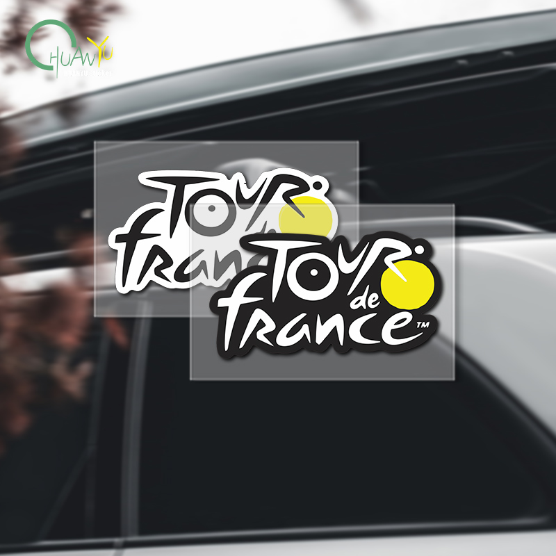 Mountain Biking France - Tour de France logo sticker for