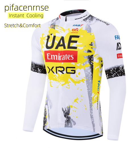Mountain Biking Uae - UAE Pro Cycling Jerseys Men Long