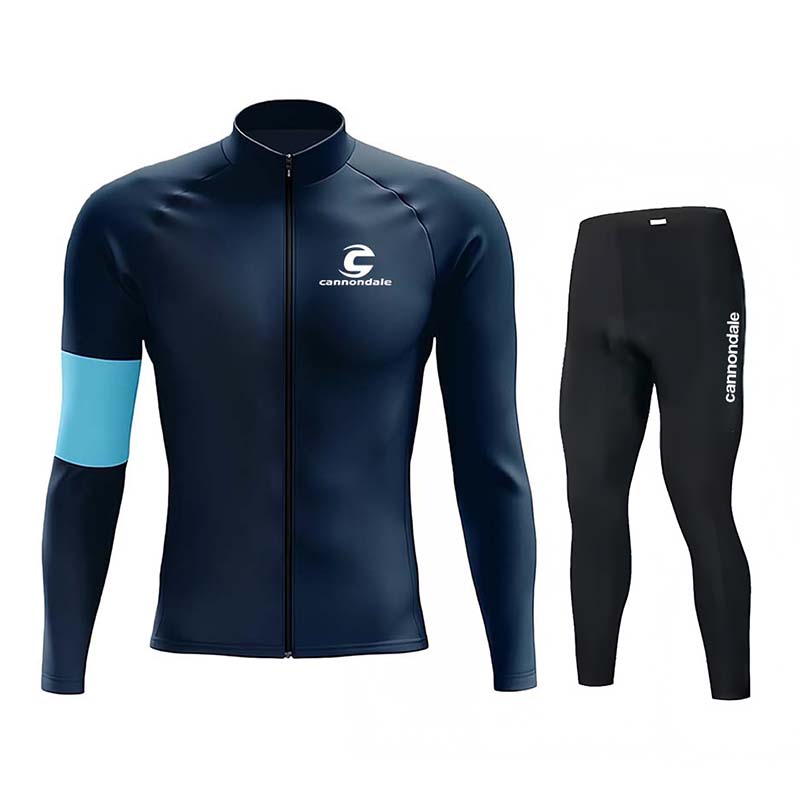 Mountain Biking Jerseys Men - Cannondale Men's Long Sleeve Thin Cycling