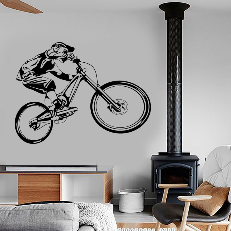 Mountain Biking Extreme - Wall Vinyl Decal Mountain Bike Extreme
