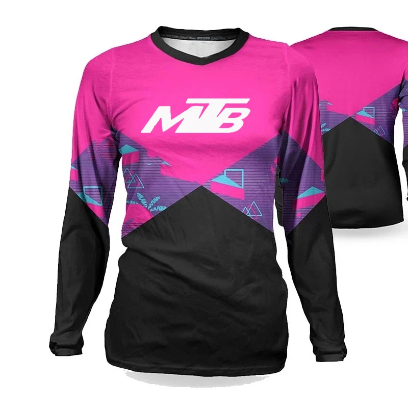 Mountain Biking New Jersey - 2026 New WOMEN Downhill Jerseys Mountain