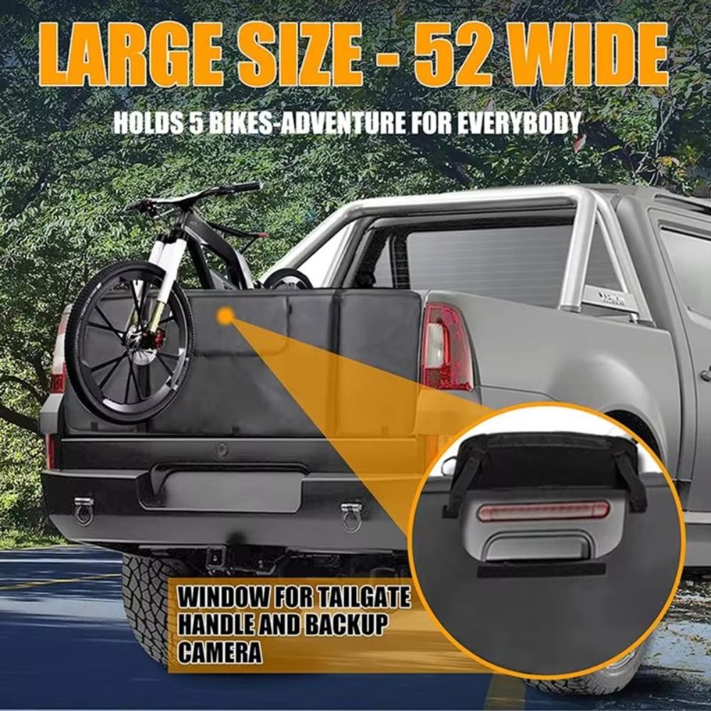 Mountain Biking Pads - Holds Up To 5 Bikes Tailgate