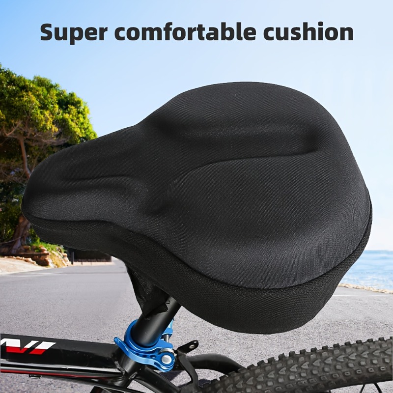 Mountain Biking Pads - Black Wear Resistant Bike Seats Covers