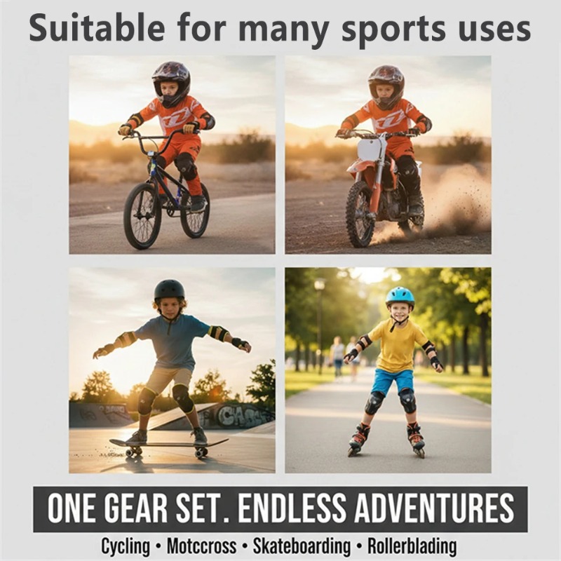 Anti-Fall Kids Knee Elbow Pads - Mountain Biking Elbow Pads 评论和价格