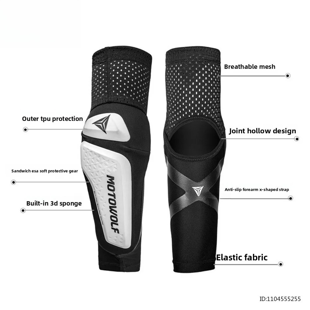 Motorcycle Elbow Pads Breathab - Mountain Biking Elbow Pads 评论和价格