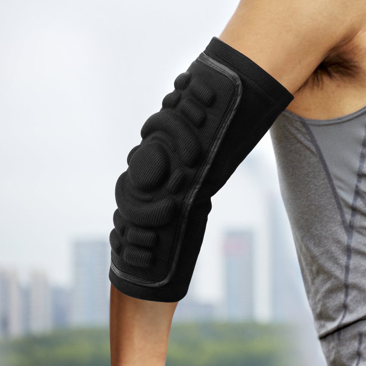 2Pcs Elbow Pads Guard Mountain - Mountain Biking Elbow Pads 评论和价格