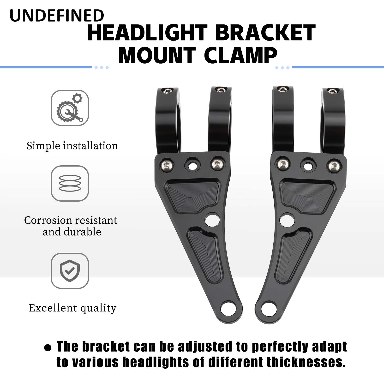 33mm-58mm Headlight Bracket Mo - Mountain Biking Extreme 评论和价格