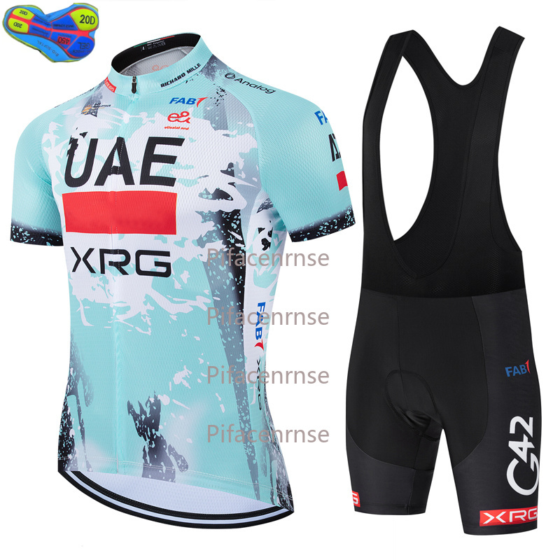 UAE Cycling Jersey Set Summer  - Mountain Biking Uae 评论和价格