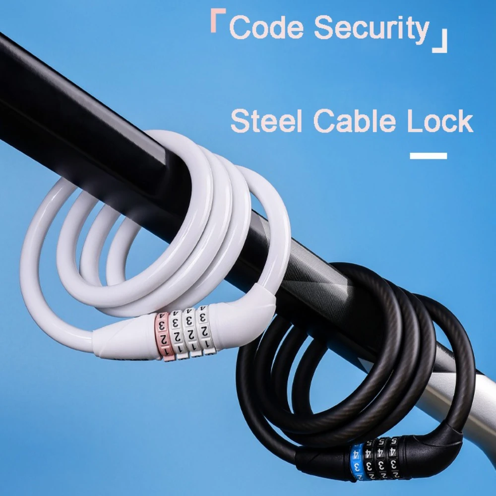 Outdoor Bike Lock 4-Digit Pass - Mountain Biking Essentials 评论和价格