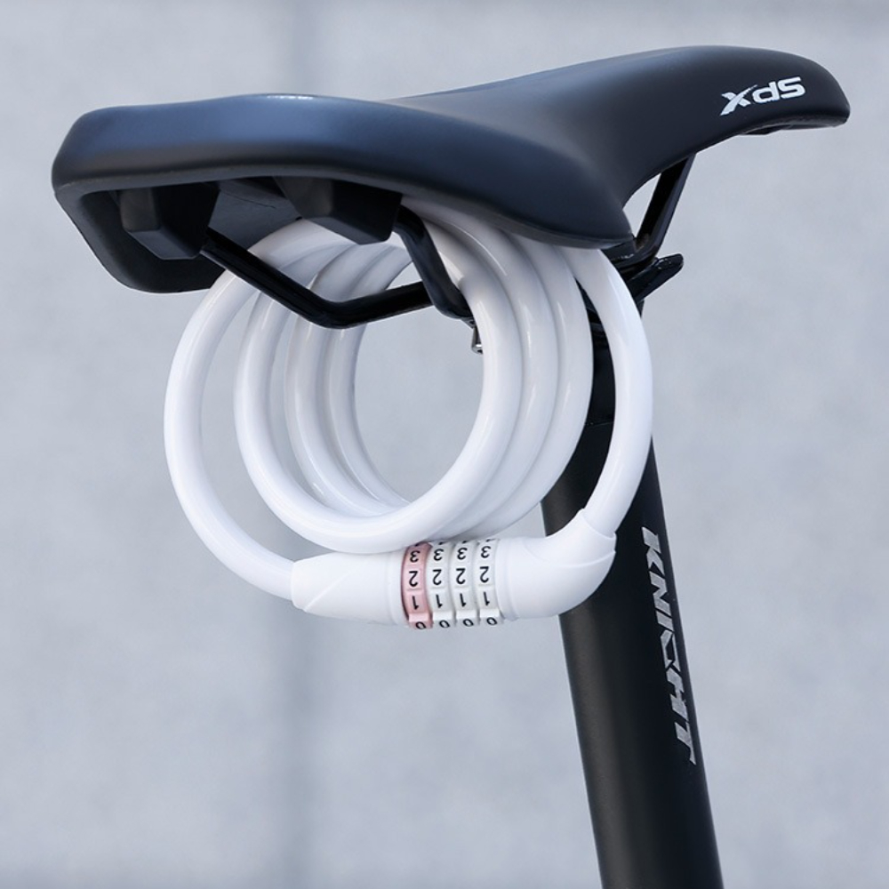 Outdoor Bike Lock 4-Digit Pass - Mountain Biking Essentials 评论和价格
