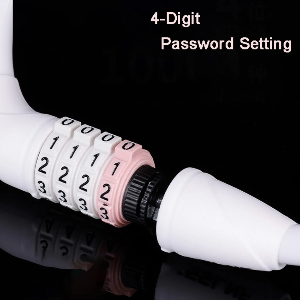 Outdoor Bike Lock 4-Digit Pass - Mountain Biking Essentials 评论和价格