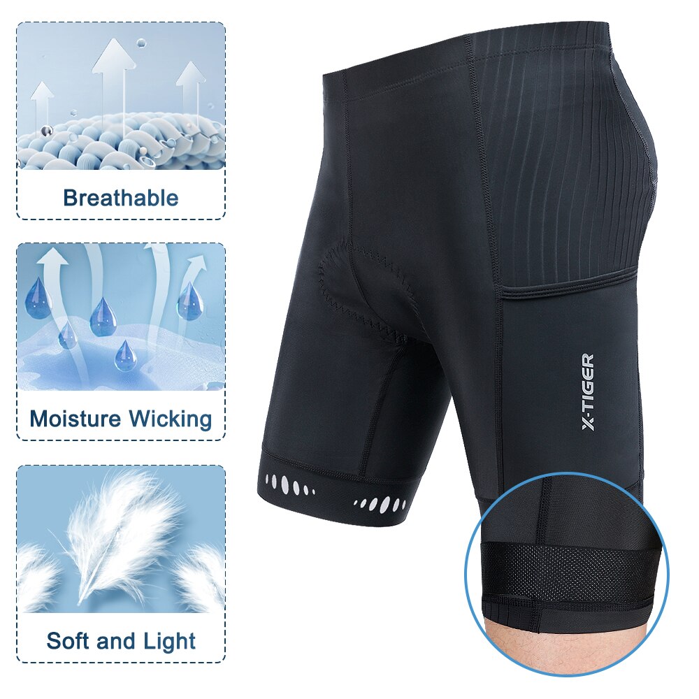 X-TIGER Men Cycling Shorts wit - Mountain Biking Body Armour 评论和价格