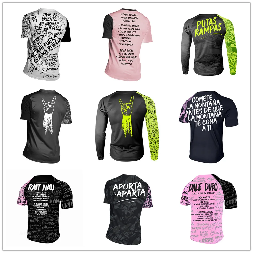 2022 Men Bike Riding Downhill  - Mountain Biking Jerseys Men 评论和价格