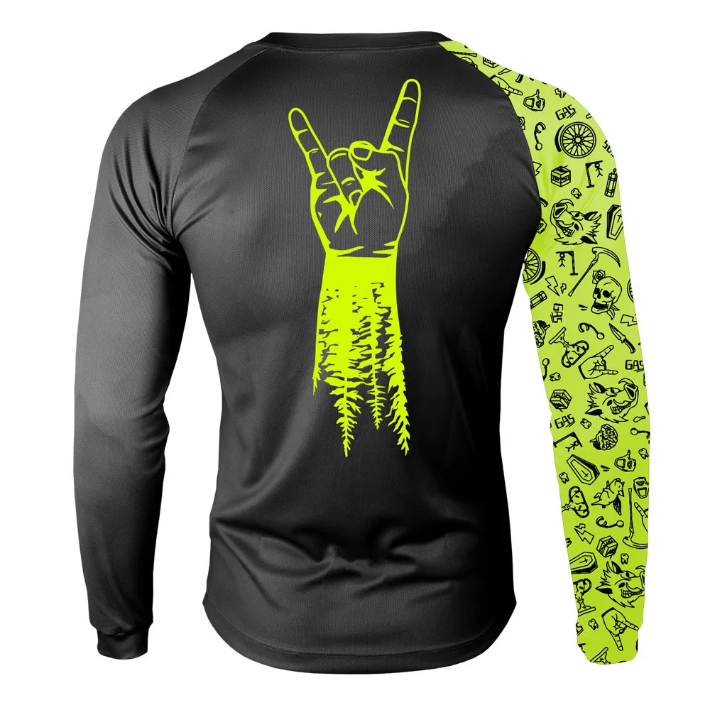 2022 Men Bike Riding Downhill  - Mountain Biking Jerseys Men 评论和价格