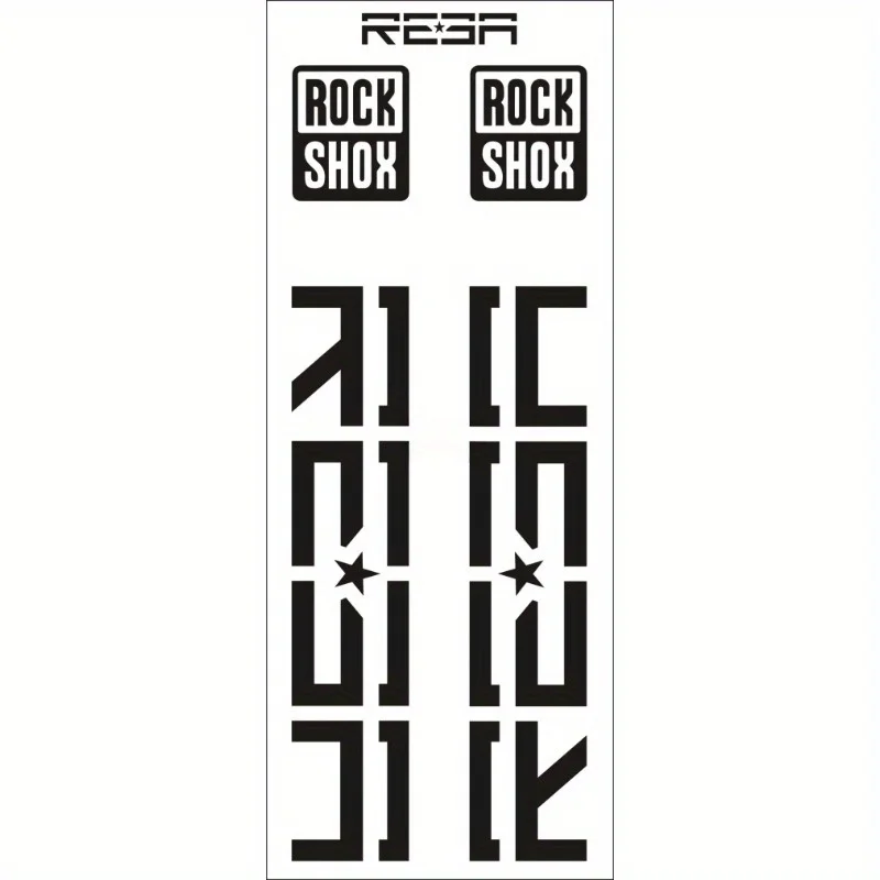 ROCKSHOX REBA Fork Decal Set W - Mountain Biking Body Armour 评论和价格