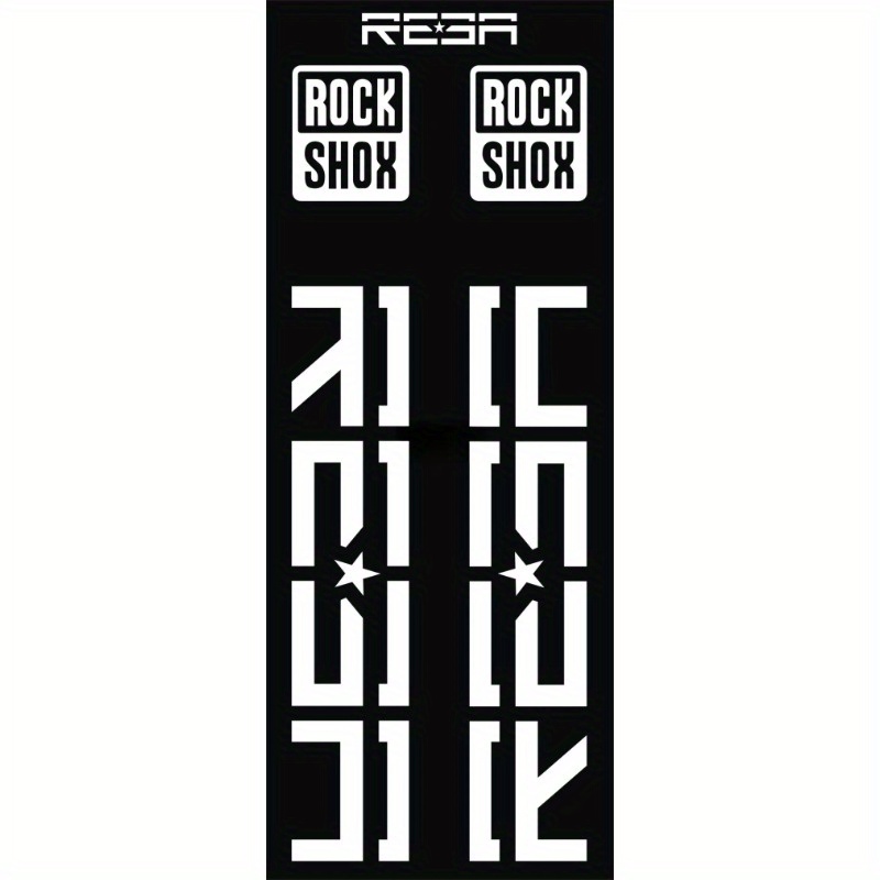 ROCKSHOX REBA Fork Decal Set W - Mountain Biking Body Armour 评论和价格
