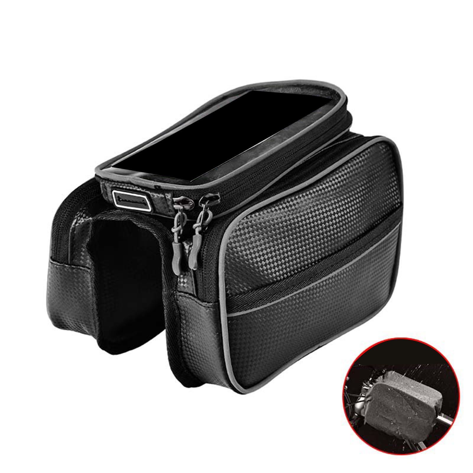 Cycling Front Frame Tube Bag f - Mountain Biking Essentials 评论和价格