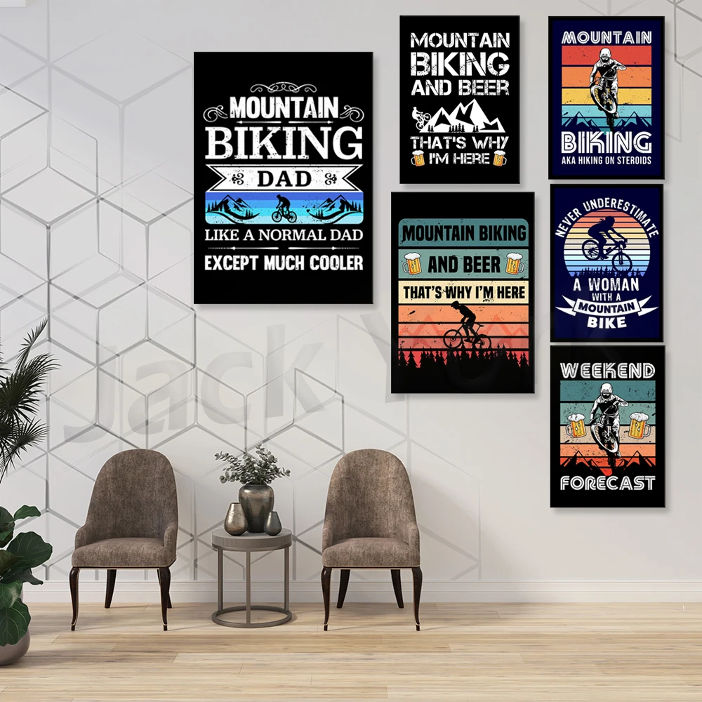 Go Mountain Bike Print Canvas  - Mountain Biking Extreme 评论和价格