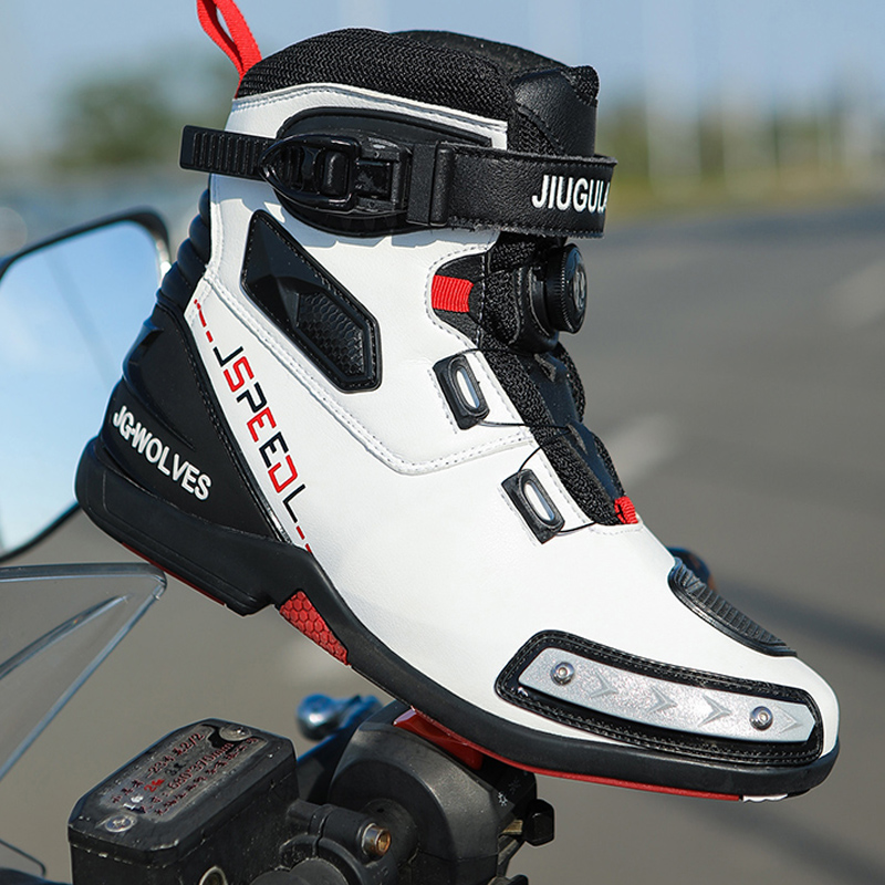 New Motorcycle Boots Men Women - Mountain Biking Shoes 评论和价格