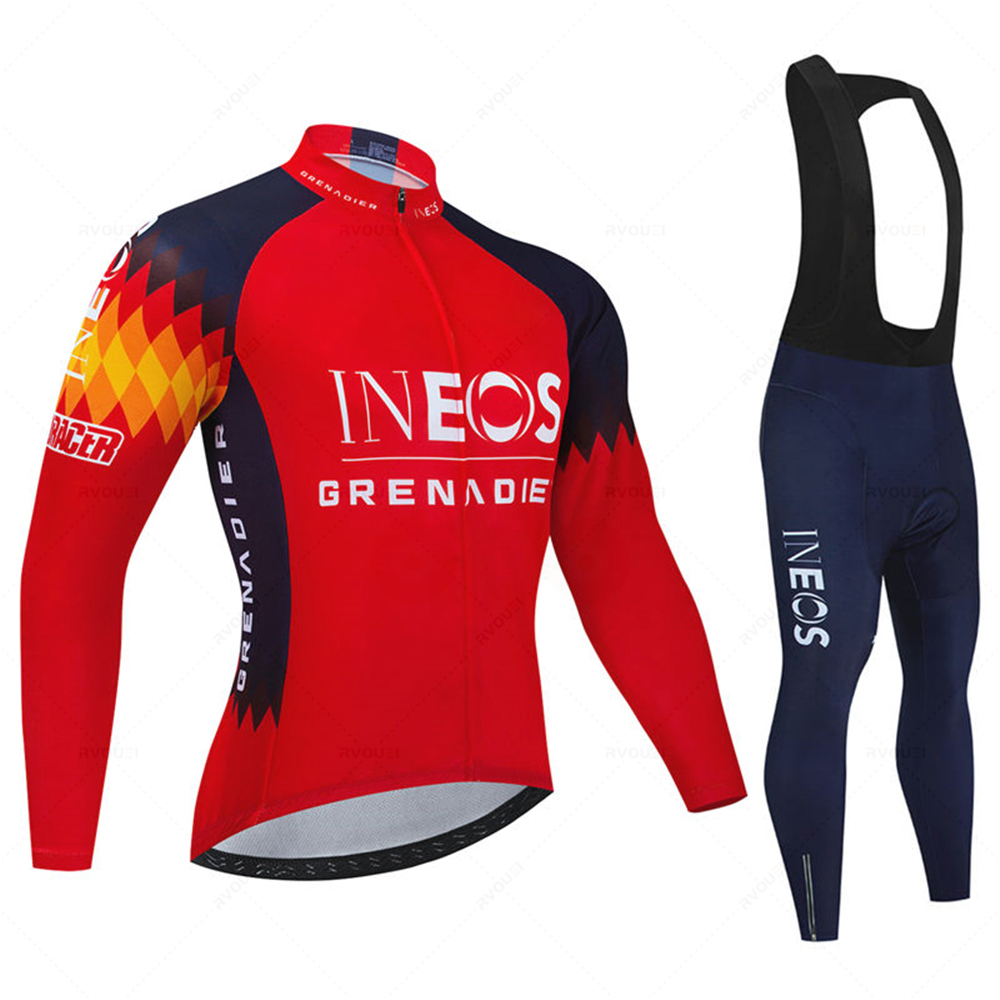 Ineos Team Men Spring Sport Cy - Mountain Biking Jerseys Men 评论和价格