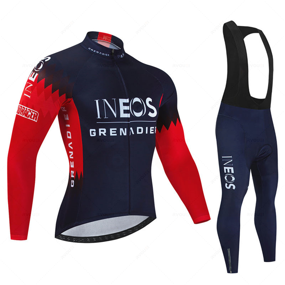 Ineos Team Men Spring Sport Cy - Mountain Biking Jerseys Men 评论和价格