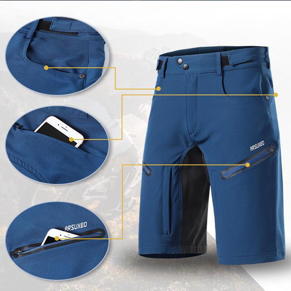 ARSUXEO Men's Cycling Shorts L - Mountain Biking Body Armour 评论和价格