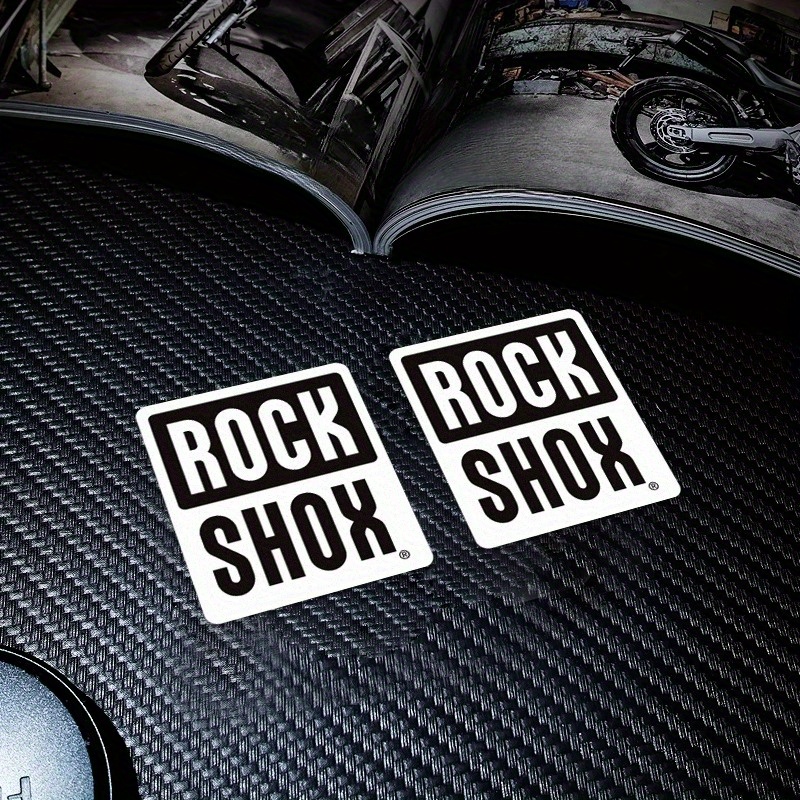 2PCS/SET Rockshox Bike Sticker - Mountain Biking Body Armour 评论和价格