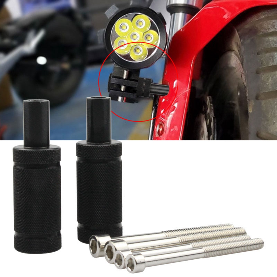 Motorcycle Headlight Mount Hol - Mountain Biking Las Vegas 评论和价格